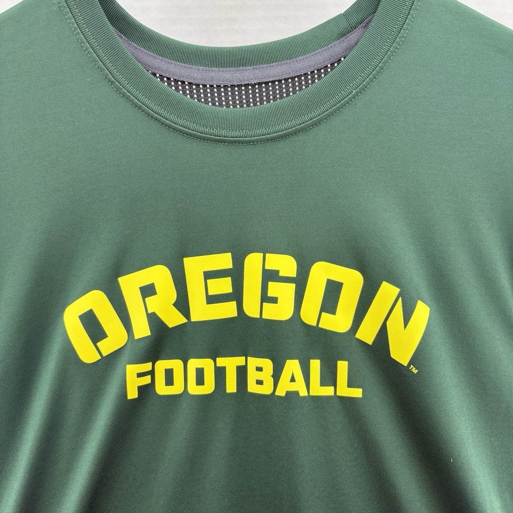 Oregon DUCKS Football Nike Dri-Fit LONG SLEEVE SHIRT Men's Medium